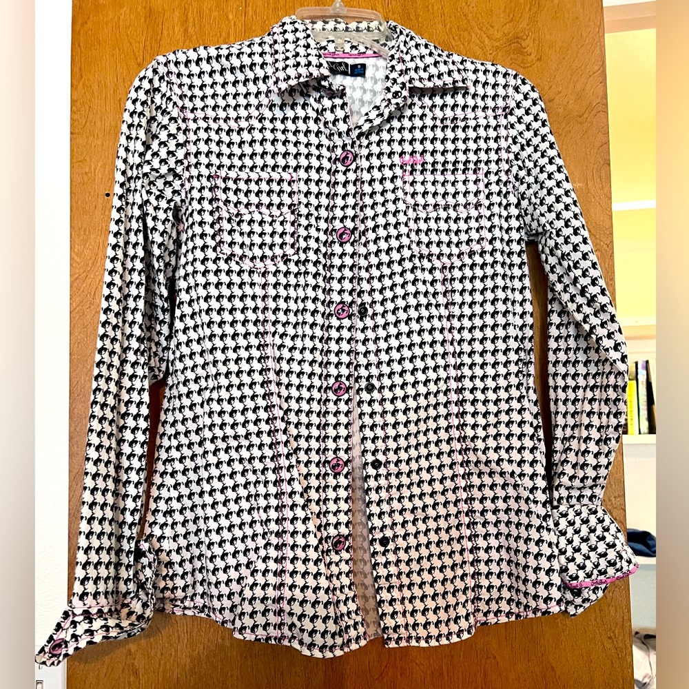 Cruel Girl Bronc pearl snap shirt.